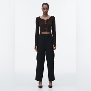 NWT Zara Straight Fit Cargo Pants